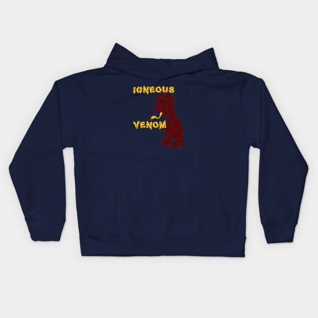 Magma Fire Kids Hoodie by focusLBdesigns